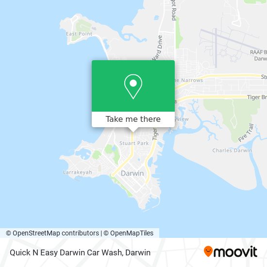 Quick N Easy Darwin Car Wash map
