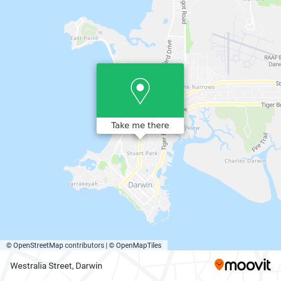 Westralia Street map