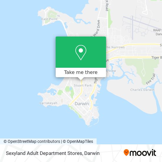 Sexyland Adult Department Stores map