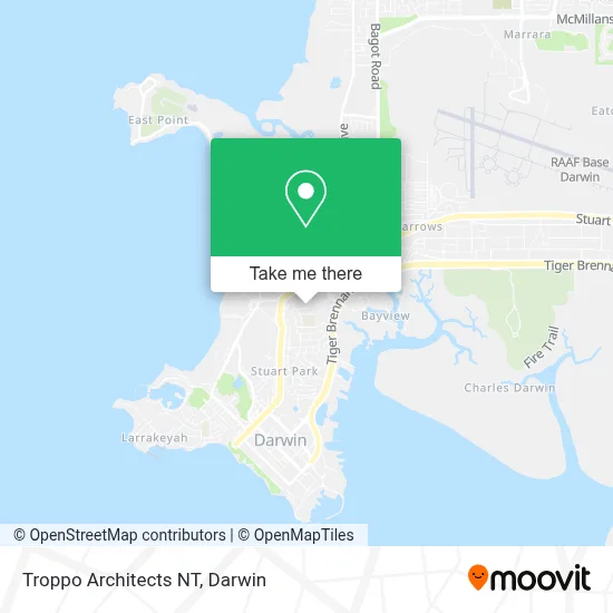 Mapa Troppo Architects NT