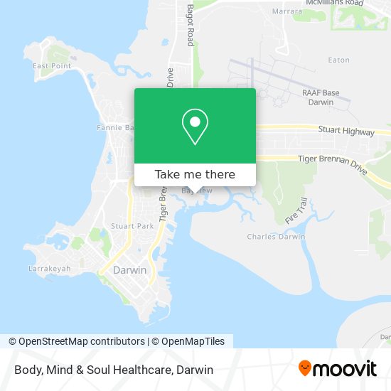 Body, Mind & Soul Healthcare map