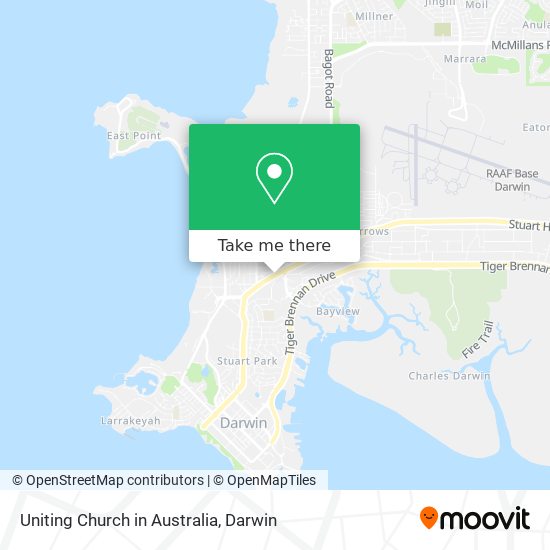 Uniting Church in Australia map