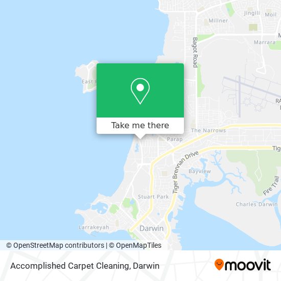 Accomplished Carpet Cleaning map