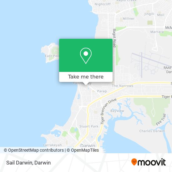 Sail Darwin map