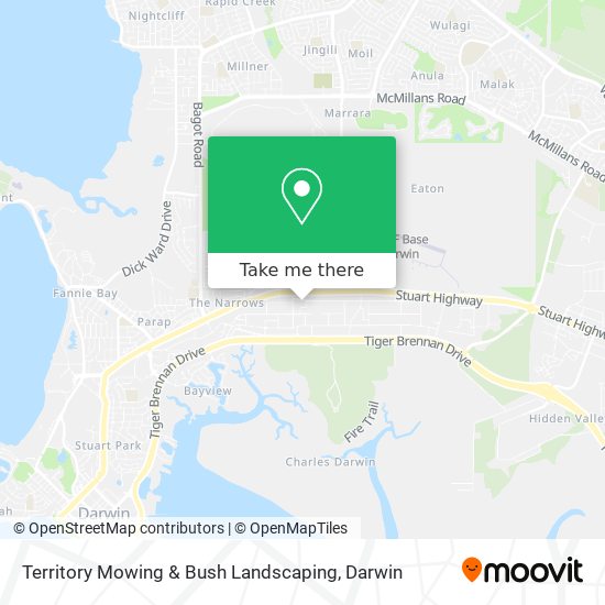 Territory Mowing & Bush Landscaping map