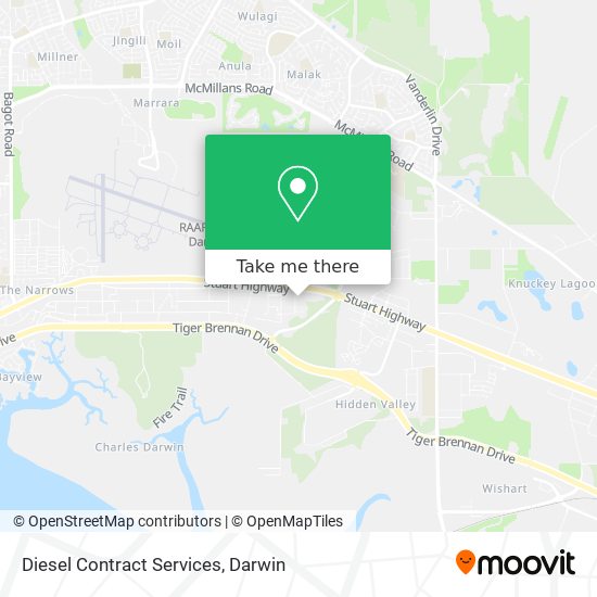 Diesel Contract Services map