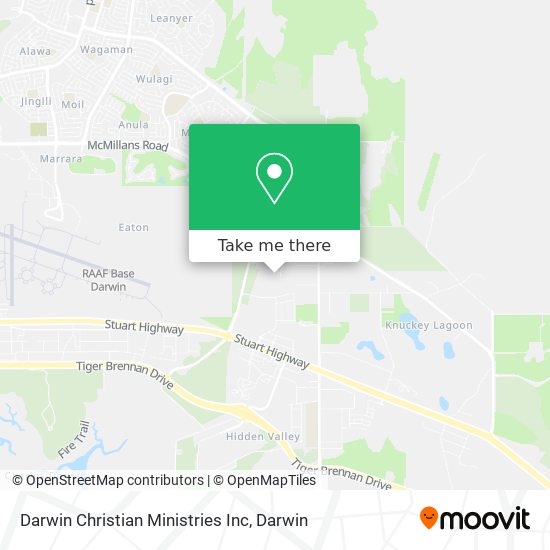 Darwin Christian Ministries Inc map