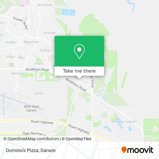 Domino's Pizza map