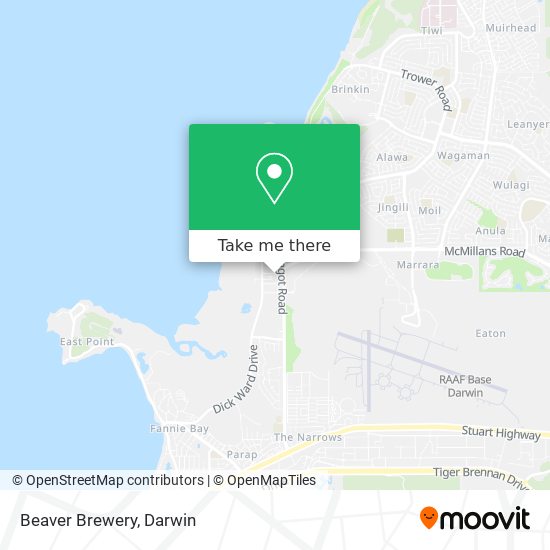 Beaver Brewery map