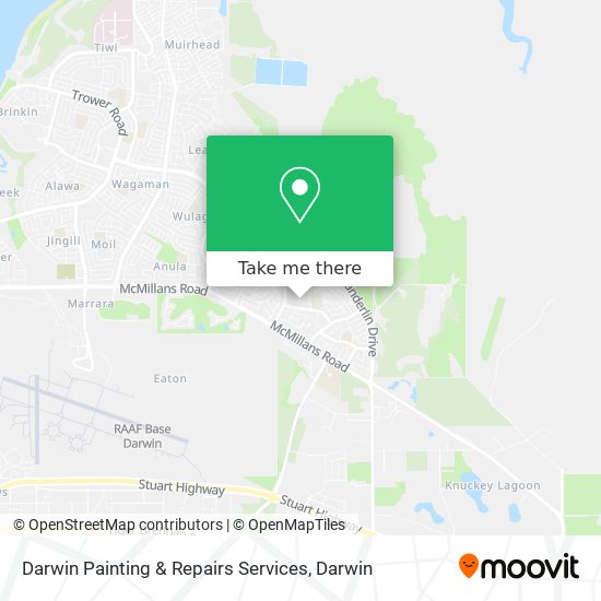Darwin Painting & Repairs Services map