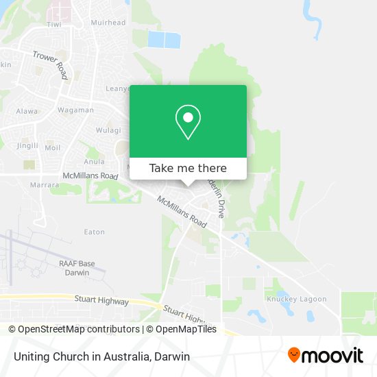 Mapa Uniting Church in Australia