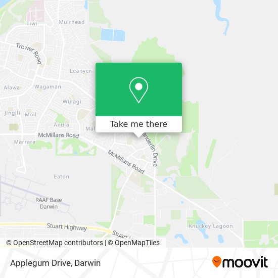 Applegum Drive map