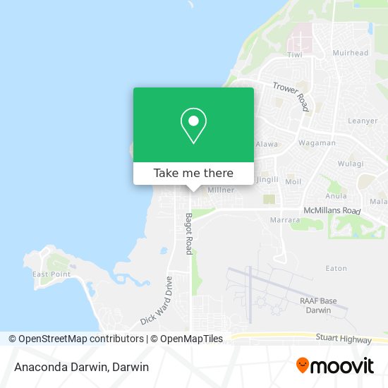 Mapa Anaconda Darwin