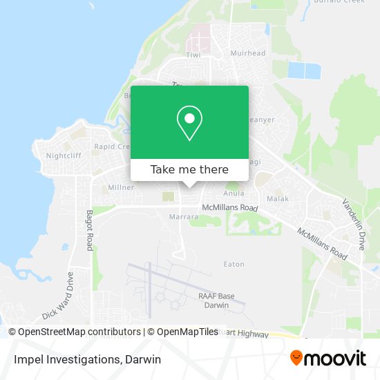 Impel Investigations map