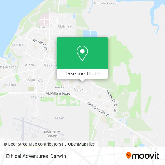 Ethical Adventures map