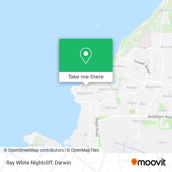 Ray White Nightcliff map