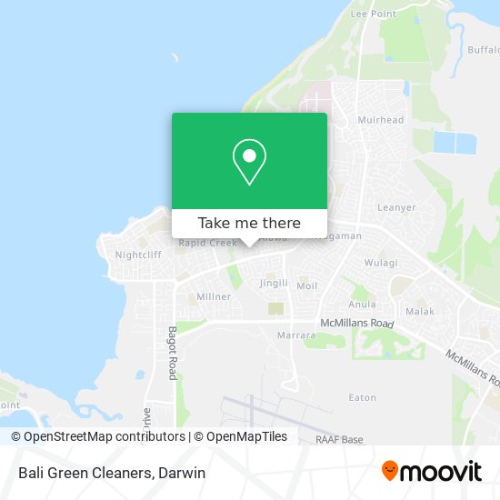 Bali Green Cleaners map