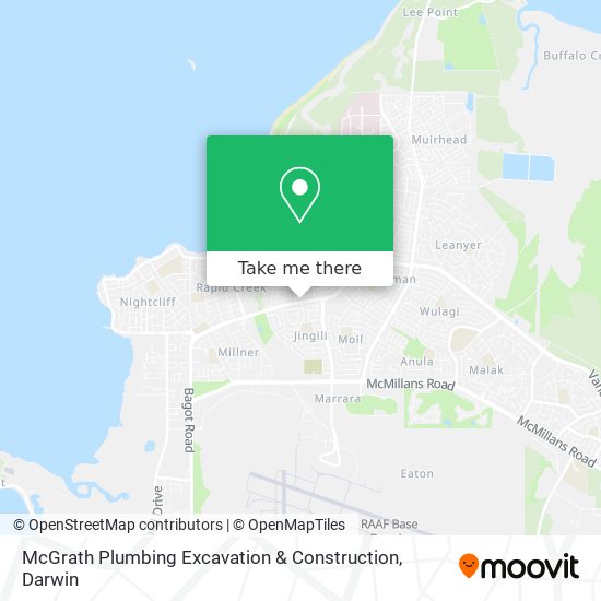 McGrath Plumbing Excavation & Construction map