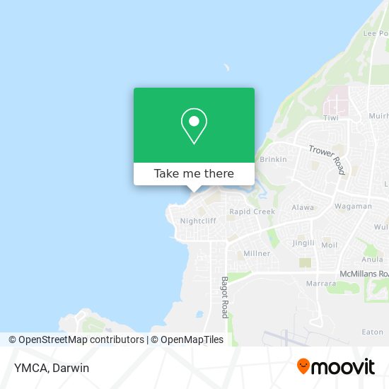 Mapa YMCA