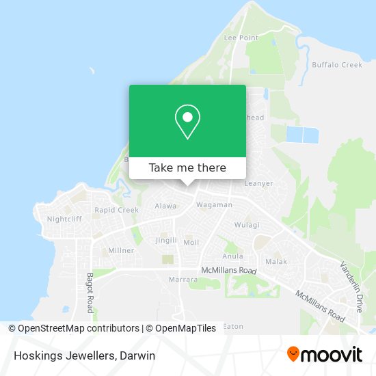 Hoskings Jewellers map