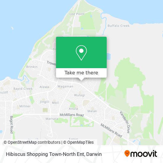 Hibiscus Shopping Town-North Ent map