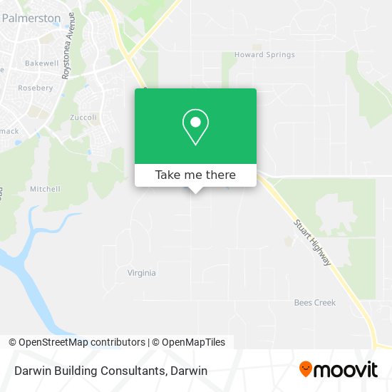 Darwin Building Consultants map