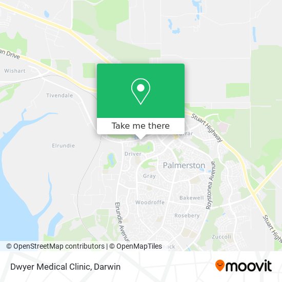 Dwyer Medical Clinic map