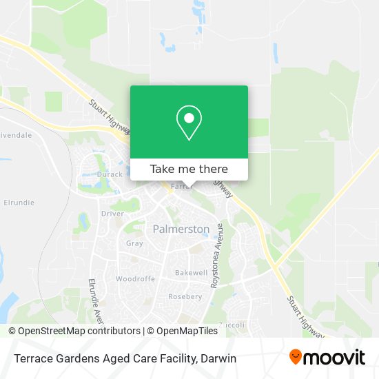 Terrace Gardens Aged Care Facility map