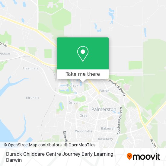 Durack Childcare Centre Journey Early Learning map