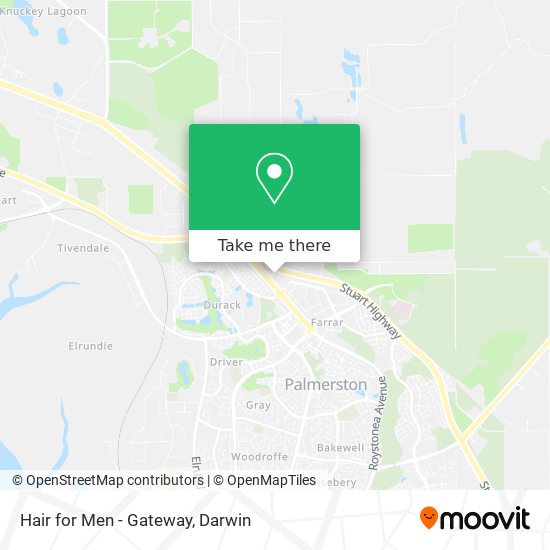 Hair for Men - Gateway map