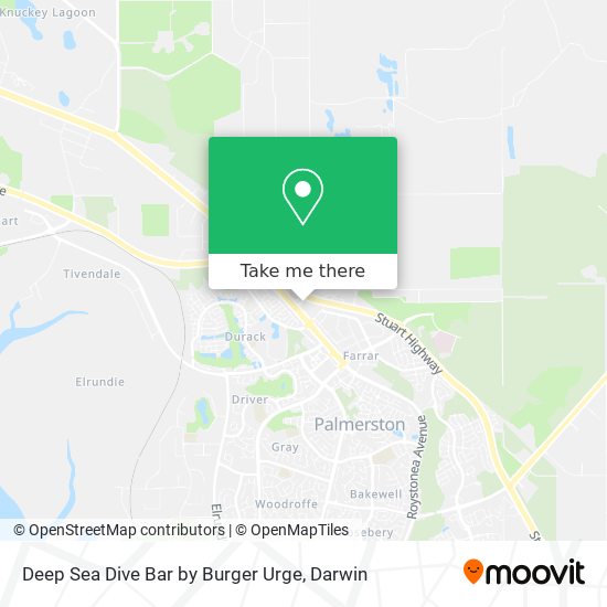 Deep Sea Dive Bar by Burger Urge map