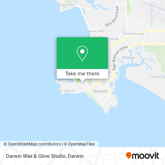 Darwin Wax & Glow Studio map