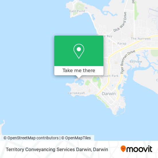 Mapa Territory Conveyancing Services Darwin