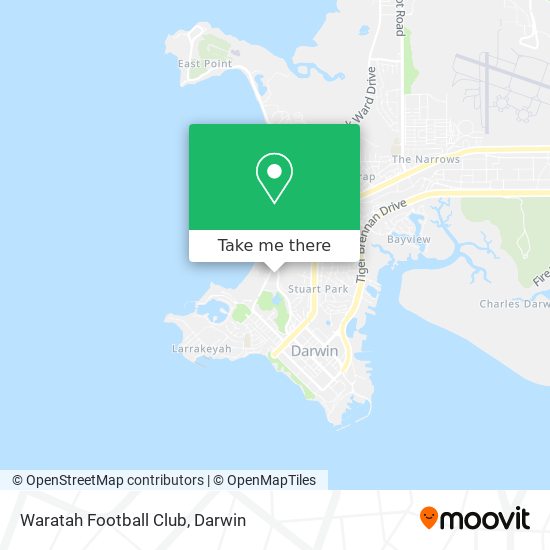 Waratah Football Club map
