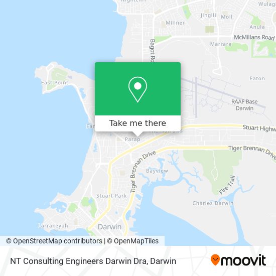 NT Consulting Engineers Darwin Dra map