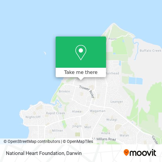 National Heart Foundation map