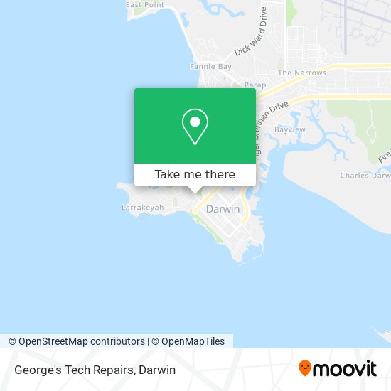 George's Tech Repairs map