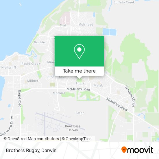 Brothers Rugby map