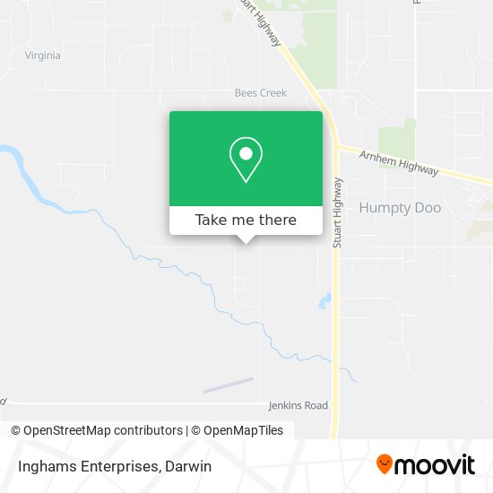 Inghams Enterprises map