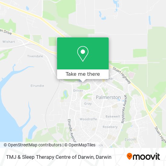 TMJ & Sleep Therapy Centre of Darwin map