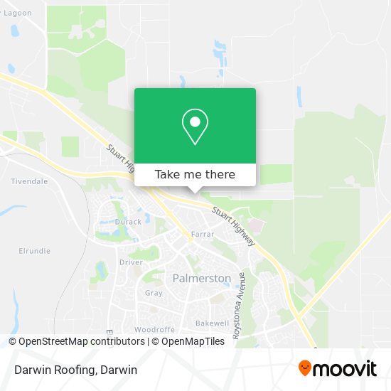 Mapa Darwin Roofing