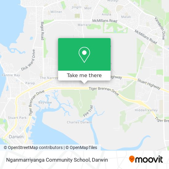 Nganmarriyanga Community School map