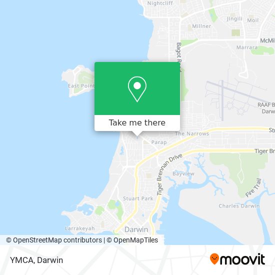 YMCA map