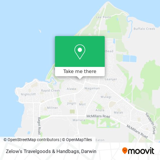 Zelow's Travelgoods & Handbags map