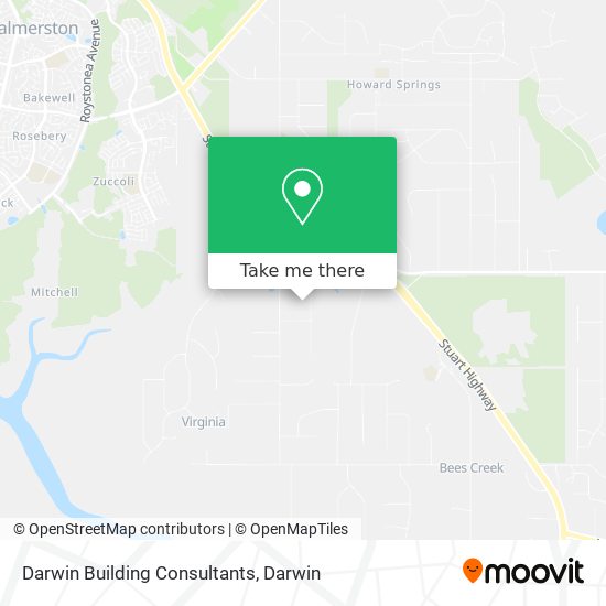 Darwin Building Consultants map