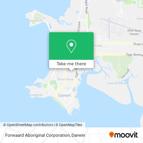 Forwaard Aboriginal Corporation map