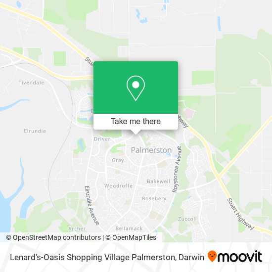 Lenard's-Oasis Shopping Village Palmerston map