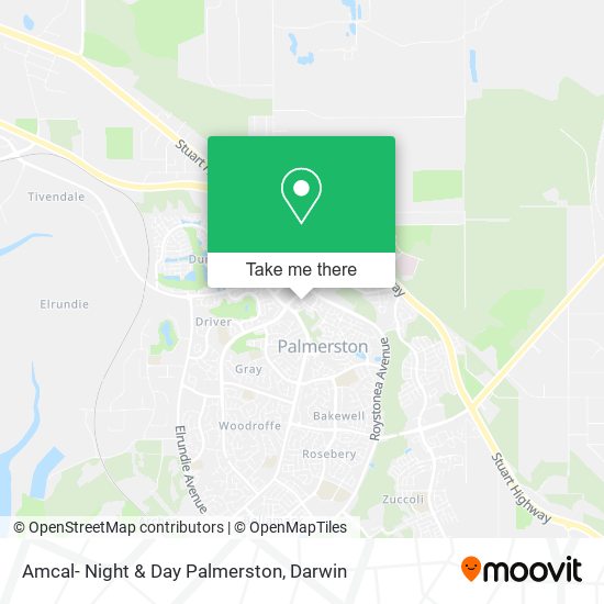 Amcal- Night & Day Palmerston map