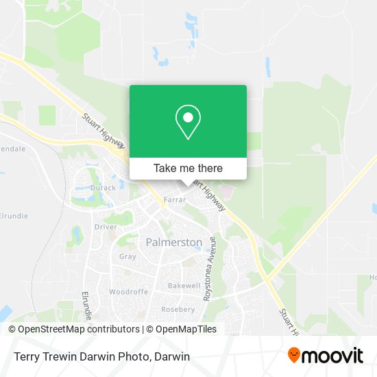 Terry Trewin Darwin Photo map