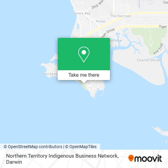 Northern Territory Indigenous Business Network map